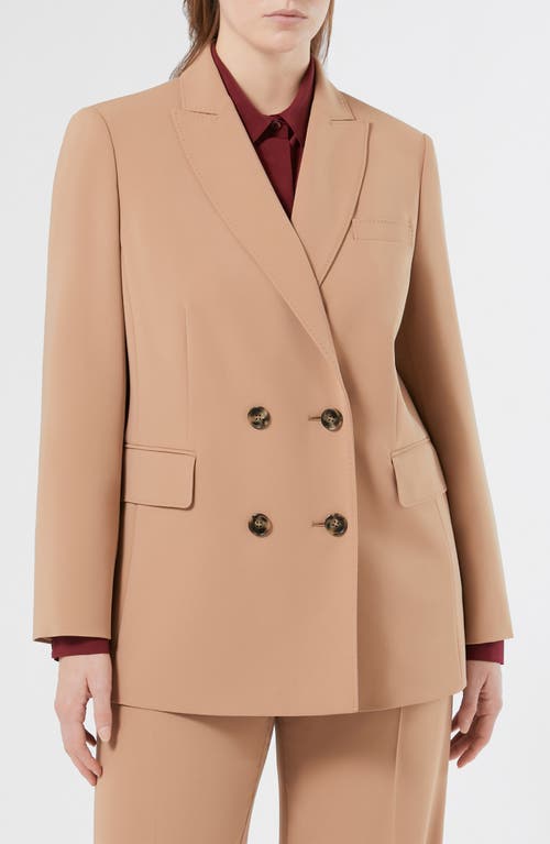 Marina Rinaldi Fox Double Breasted Jacket In Animal Print