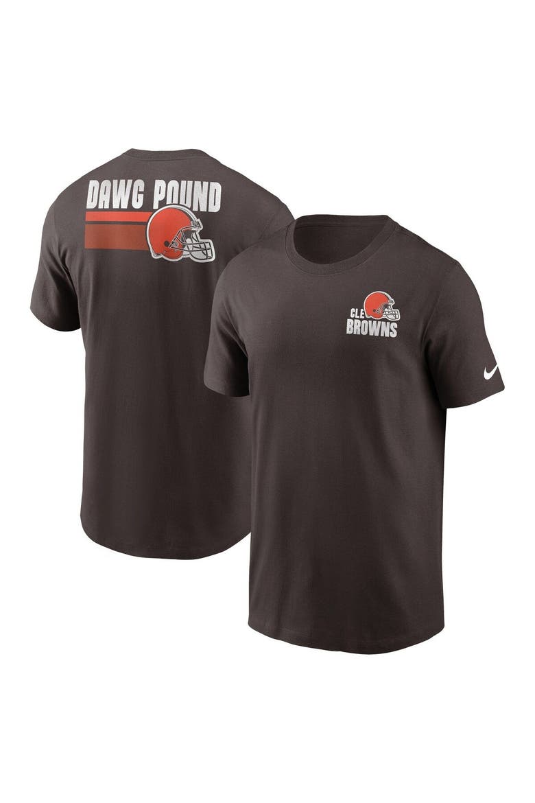 Men's Nike Brown Cleveland Browns Blitz Essential T-Shirt, Main, color, Brown