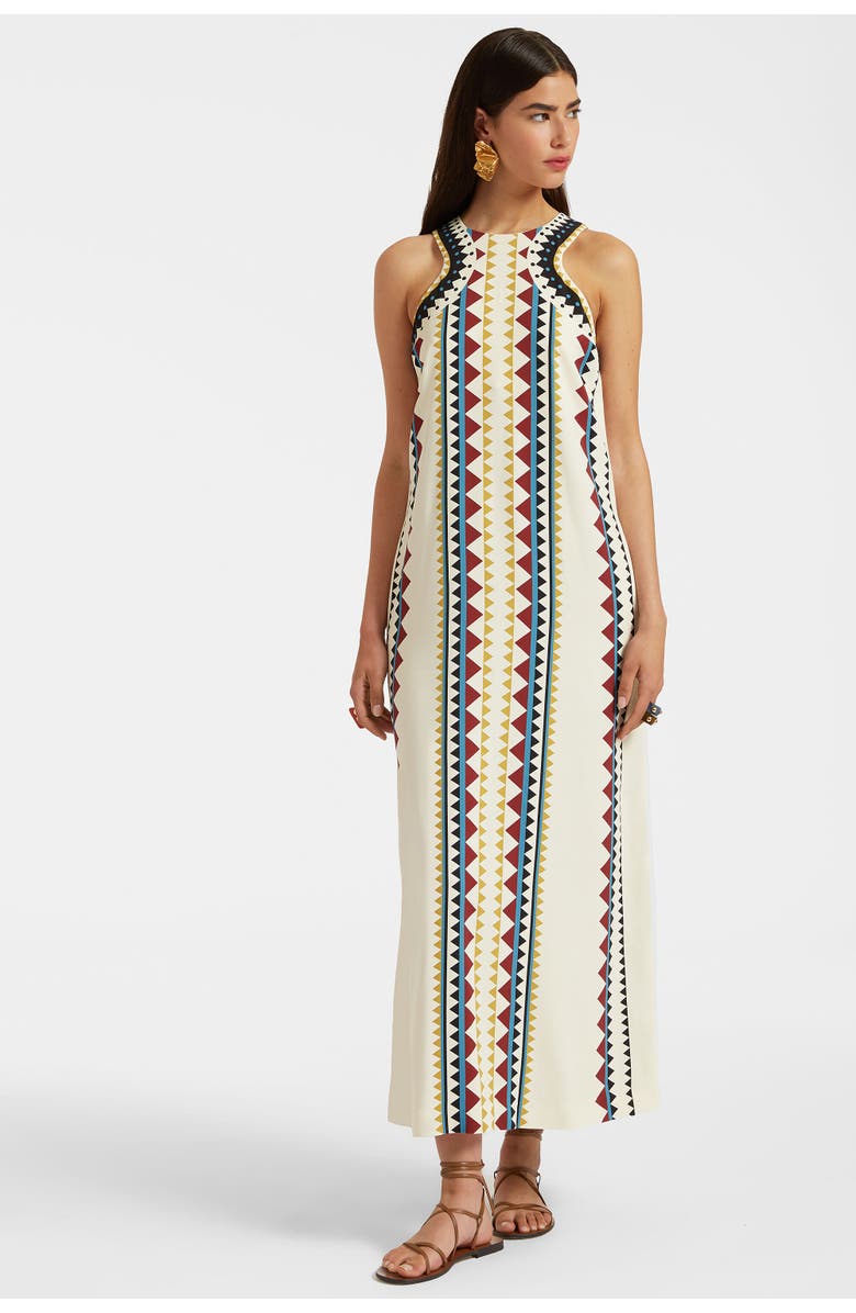 La DoubleJ Racer Dress Doric Placée Cream, Main, color,