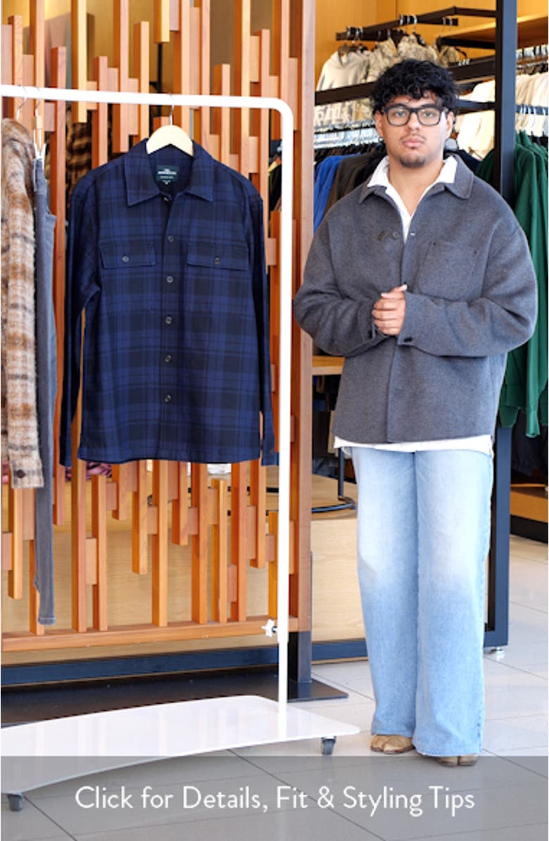 Netherton Plaid Shirt Jacket, sales video thumbnail