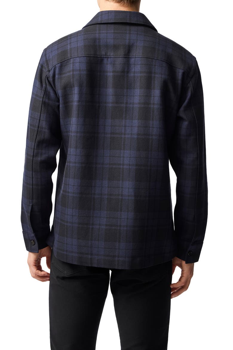 Netherton Plaid Shirt Jacket, Alternate, color, ECLIPSE
