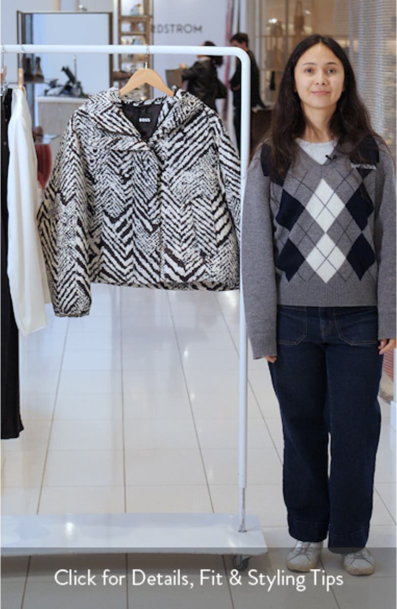 Paffia Herringbone Hooded Coat, sales video thumbnail