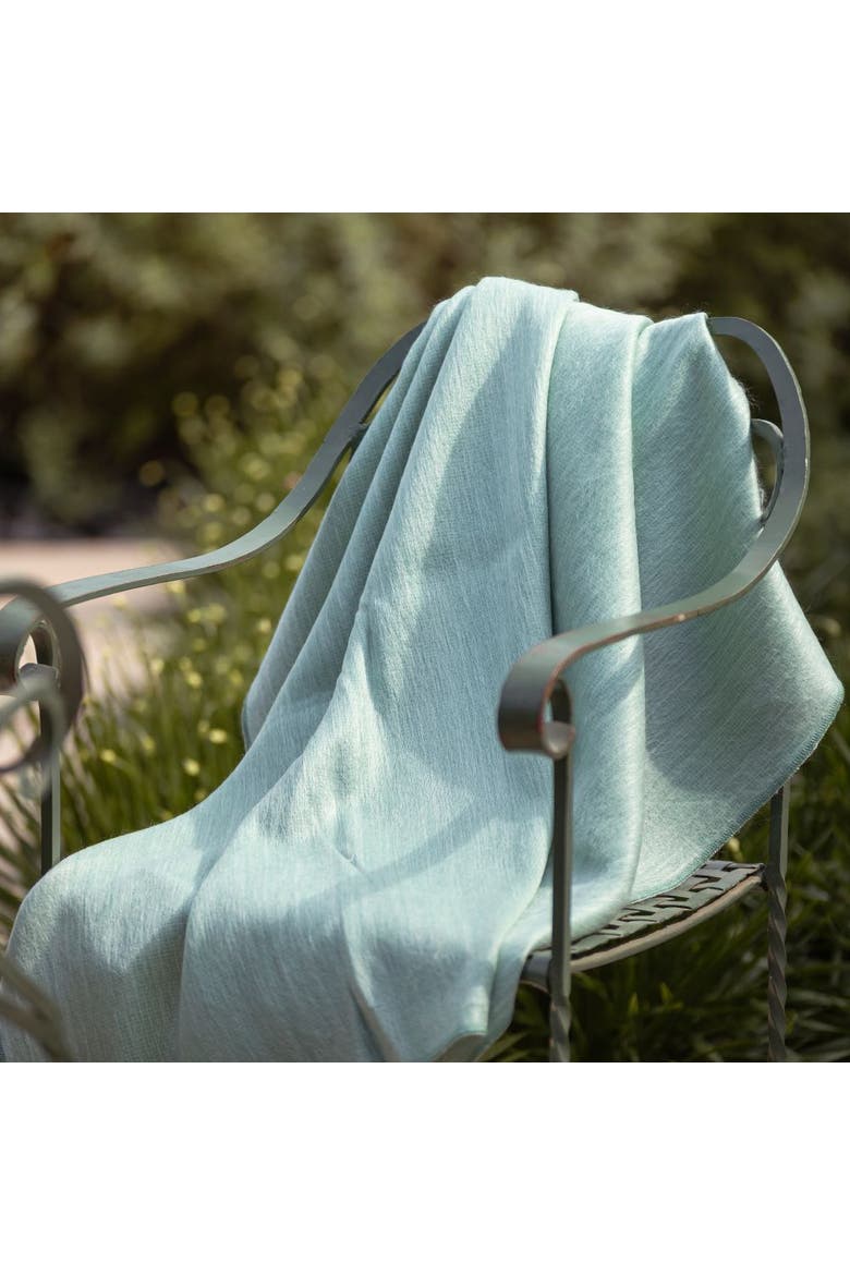 Kani Collection Throw, Alternate, color, Fern Green White
