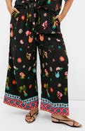 City Chic Selena Print Wide Leg Pants