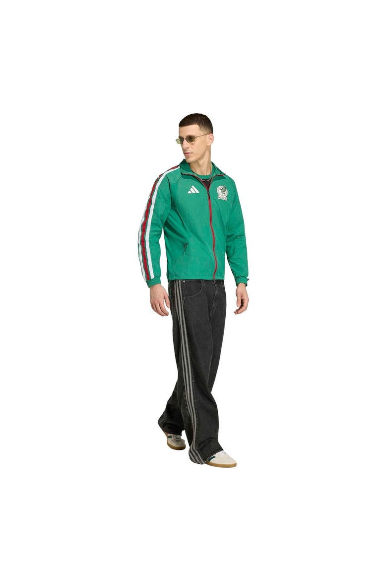 Men's adidas Green Mexico National Team 2026 Home Full-Zip Game Day Anthem Jacket, Alternate, color, Green