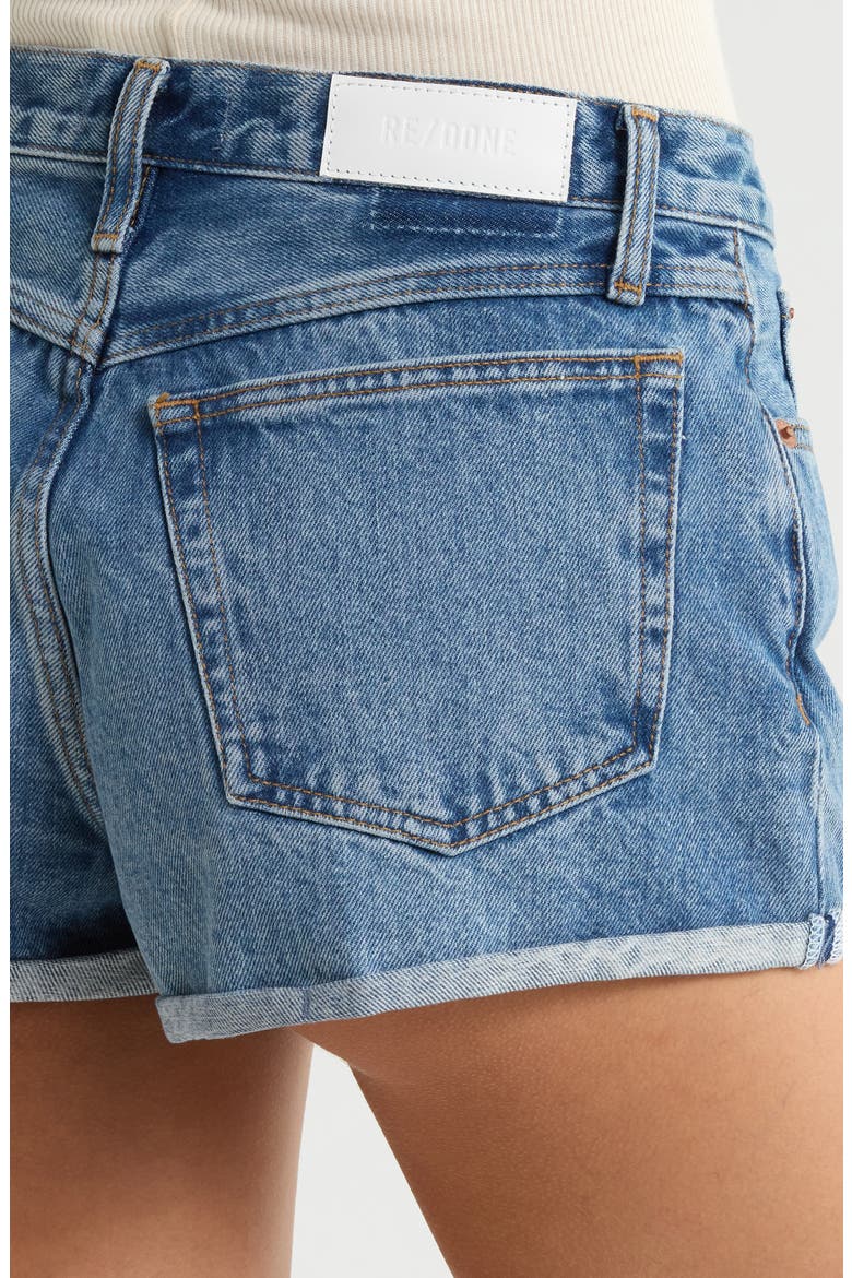 Daisy Cuffed Denim Shorts, Alternate, color, DAY TRIPPER