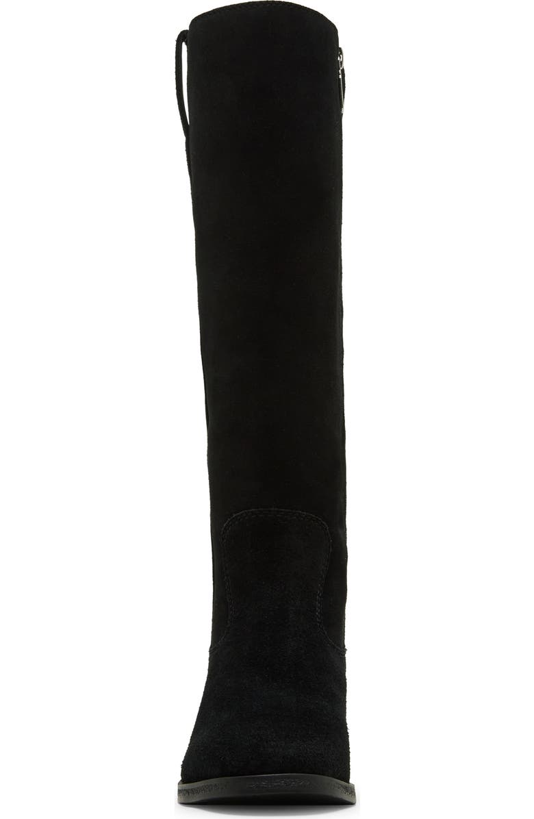 Blondo Deacon Knee High Waterproof Riding Boot, Alternate, color, Black Suede