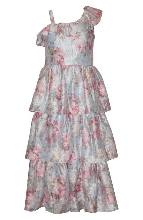 Kids' Floral Tiered Dress (Big Kid)