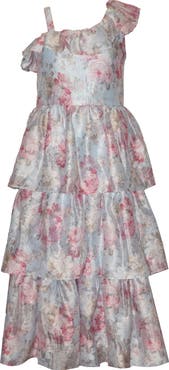 Iris & Ivy Kids' Floral Tiered Dress