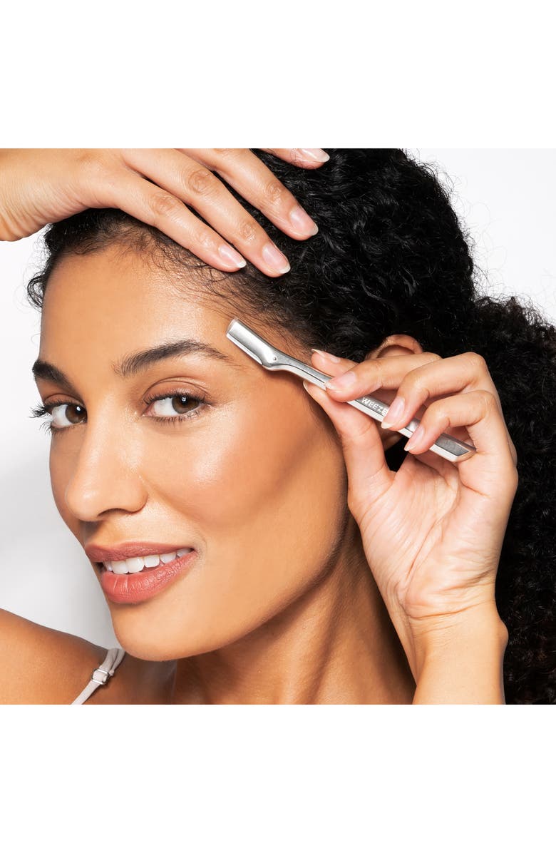 TWEEZERMAN Stainless Steel Brow Razor Kit, Alternate, color,