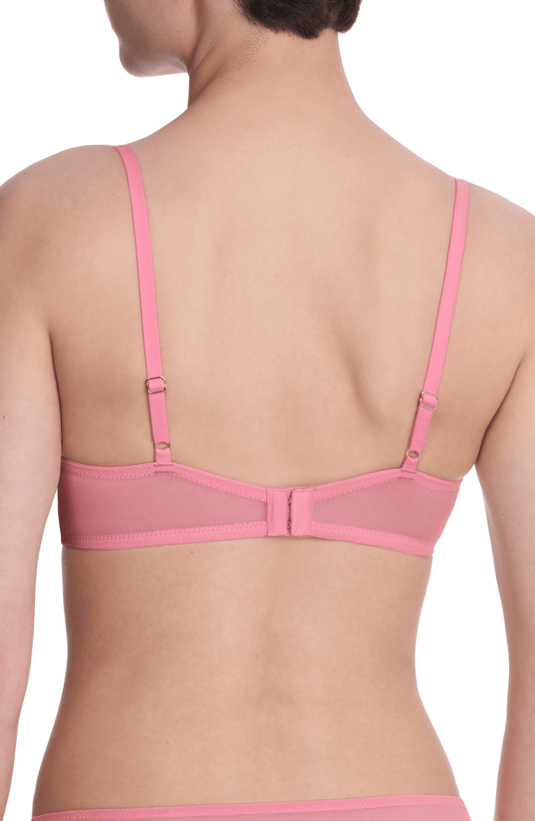 Natori Peony Lace Plunge Unlined Underwire Bra, Alternate, color, 