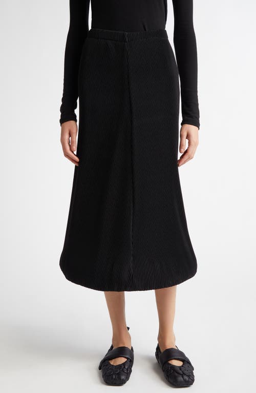 MELITTA BAUMEISTER Rounded Ripple Skirt in Black 