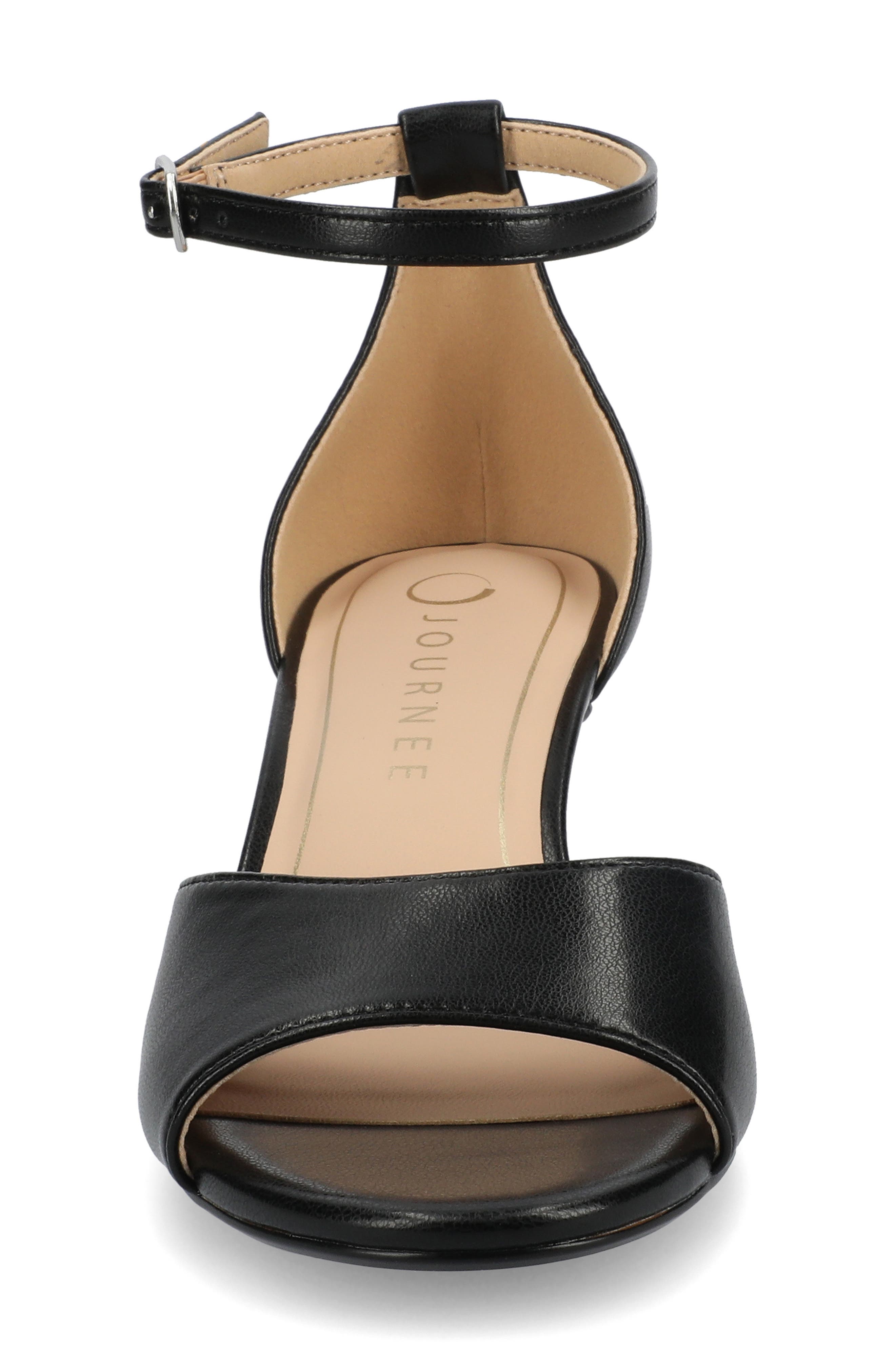 Journee Collection Jezzie Kitten Heel Sandal - Extra Wide Width Available, Alternate, color, 