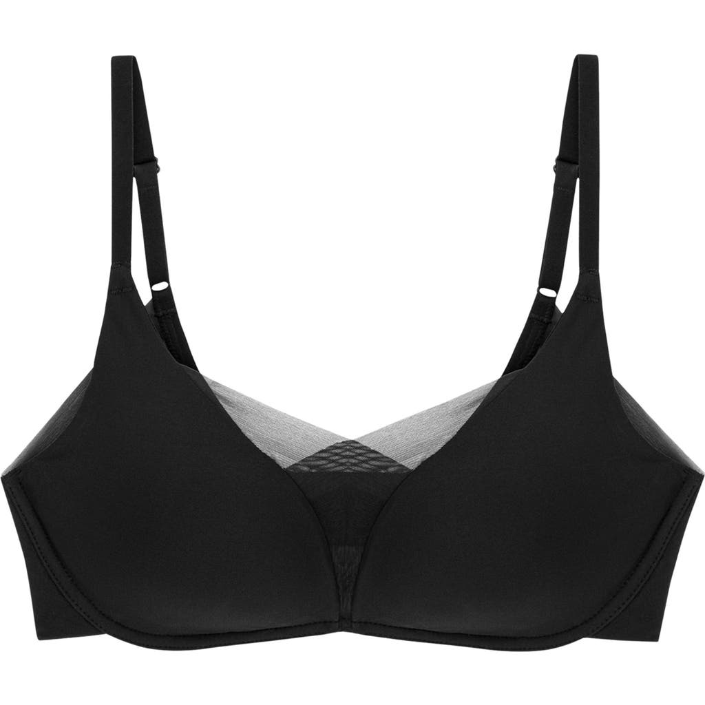 Triumph Shape Smart Wireless Bra In Black