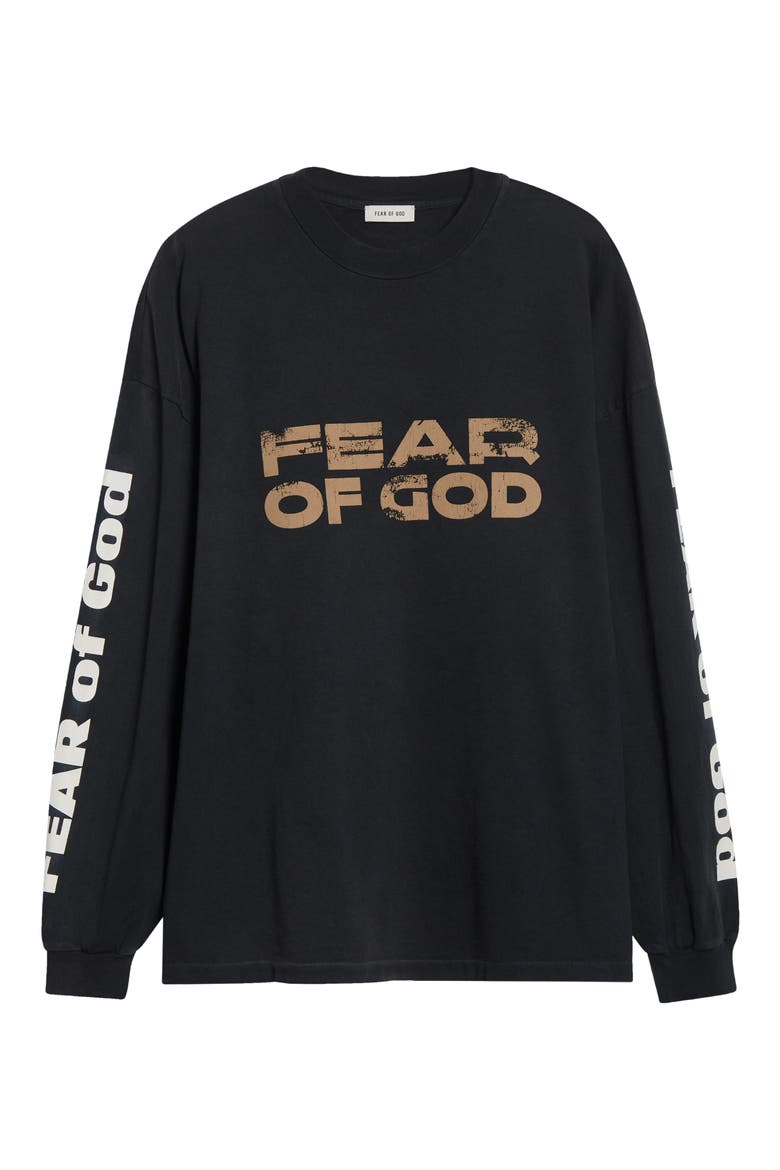 Fear of God Relaxed Long Sleeve Logo Graphic T-Shirt (Men) | Nordstrom