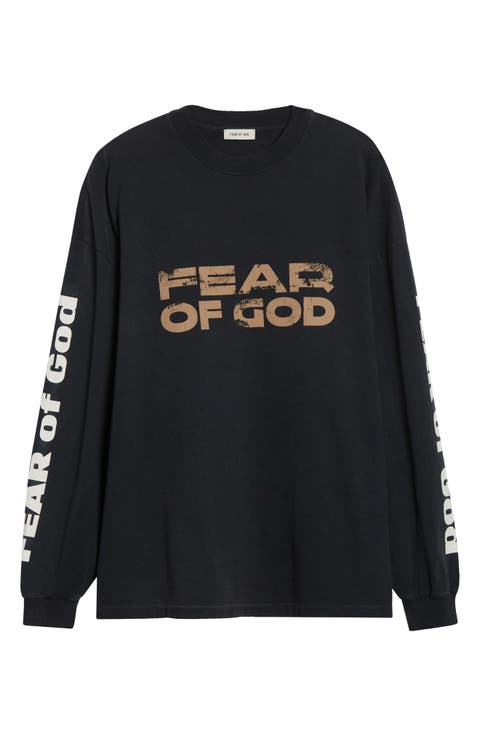 Relaxed Long Sleeve Logo Graphic T-Shirt