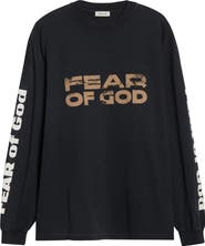 Fear of God Relaxed Long Sleeve Logo Graphic T-Shirt
