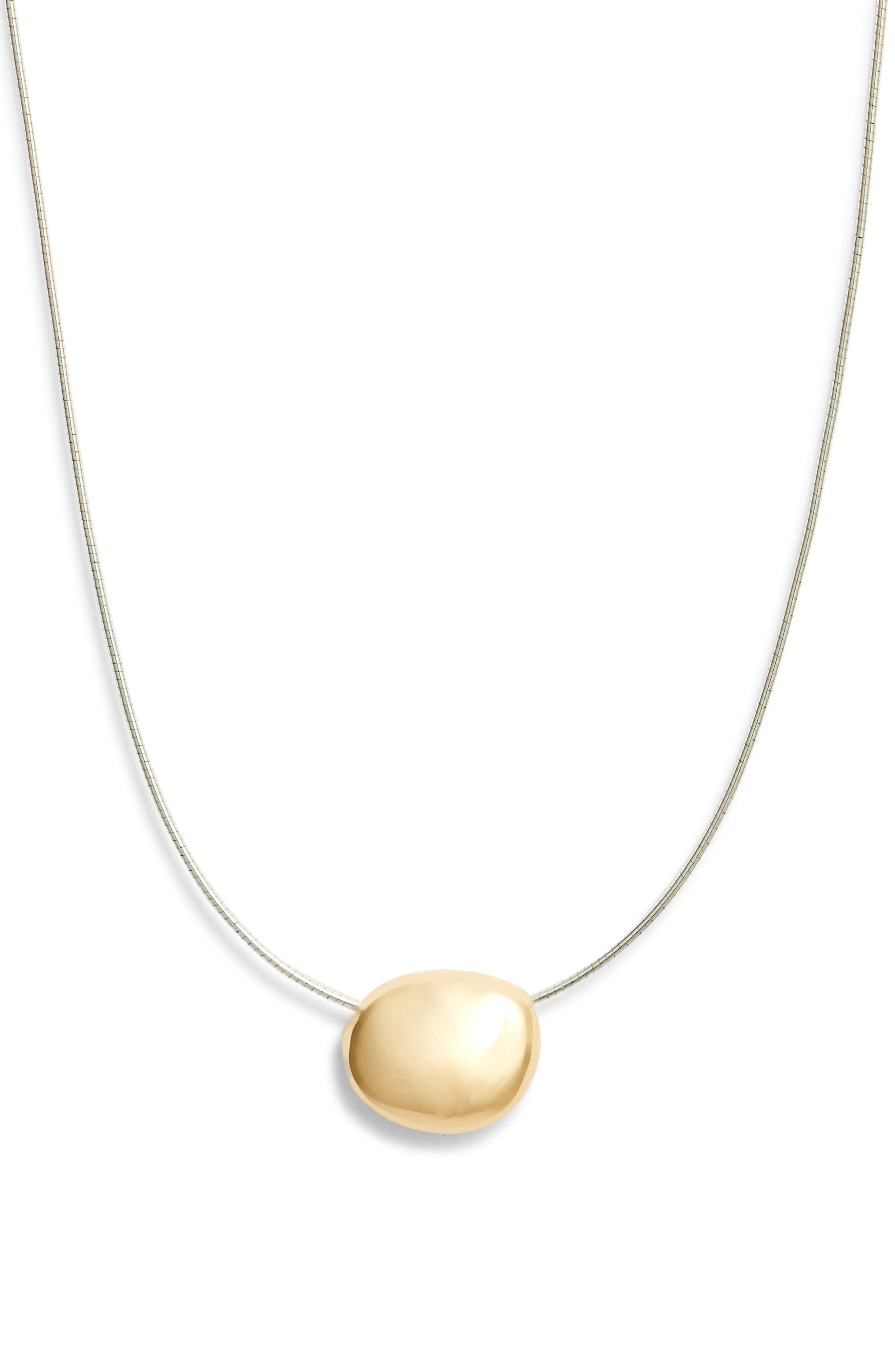 Stainless Steel Faux Pearl Charm Collar Necklace - Round Statement Wedding Jewelry, Water & Tarnish Resistant