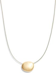 Child of Wild Eclipse Mixed Metal Pendant Collar Necklace