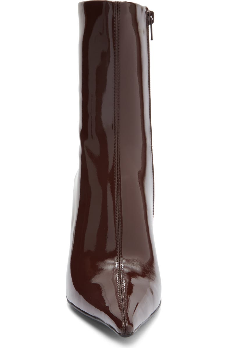 Jeffrey Campbell Daring Stiletto Bootie, Alternate, color, Coffee Patent