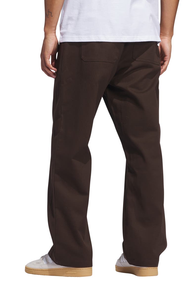 Kader Cotton Twill Pants, Alternate, color, DARK BROWN