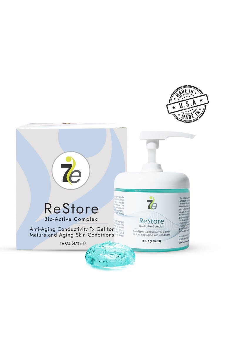 7e Wellness MyoLift Restore Conductive Gel with Bio-Active Complex, Alternate, color, Blue 16Oz