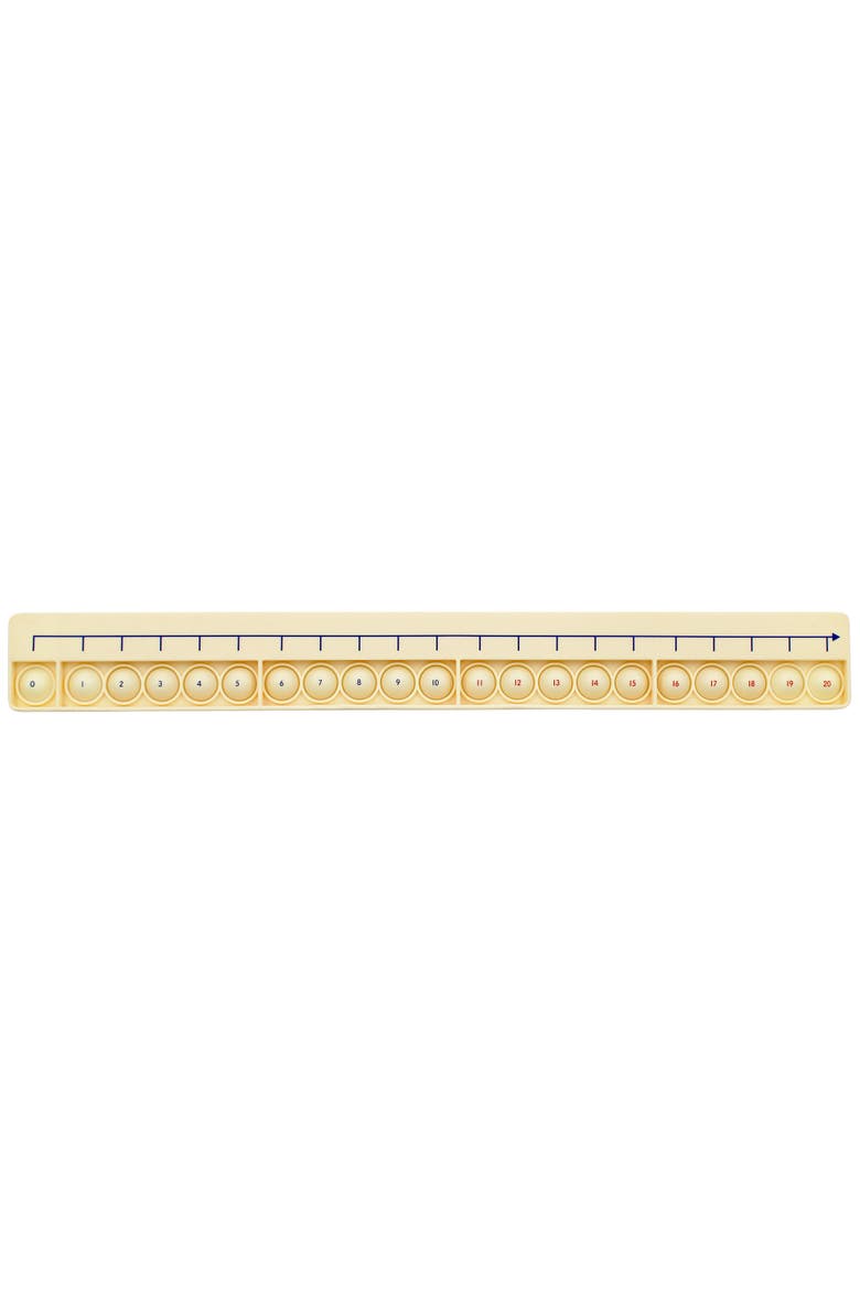 Number Line Bubble Board, Alternate, color, Multicolored