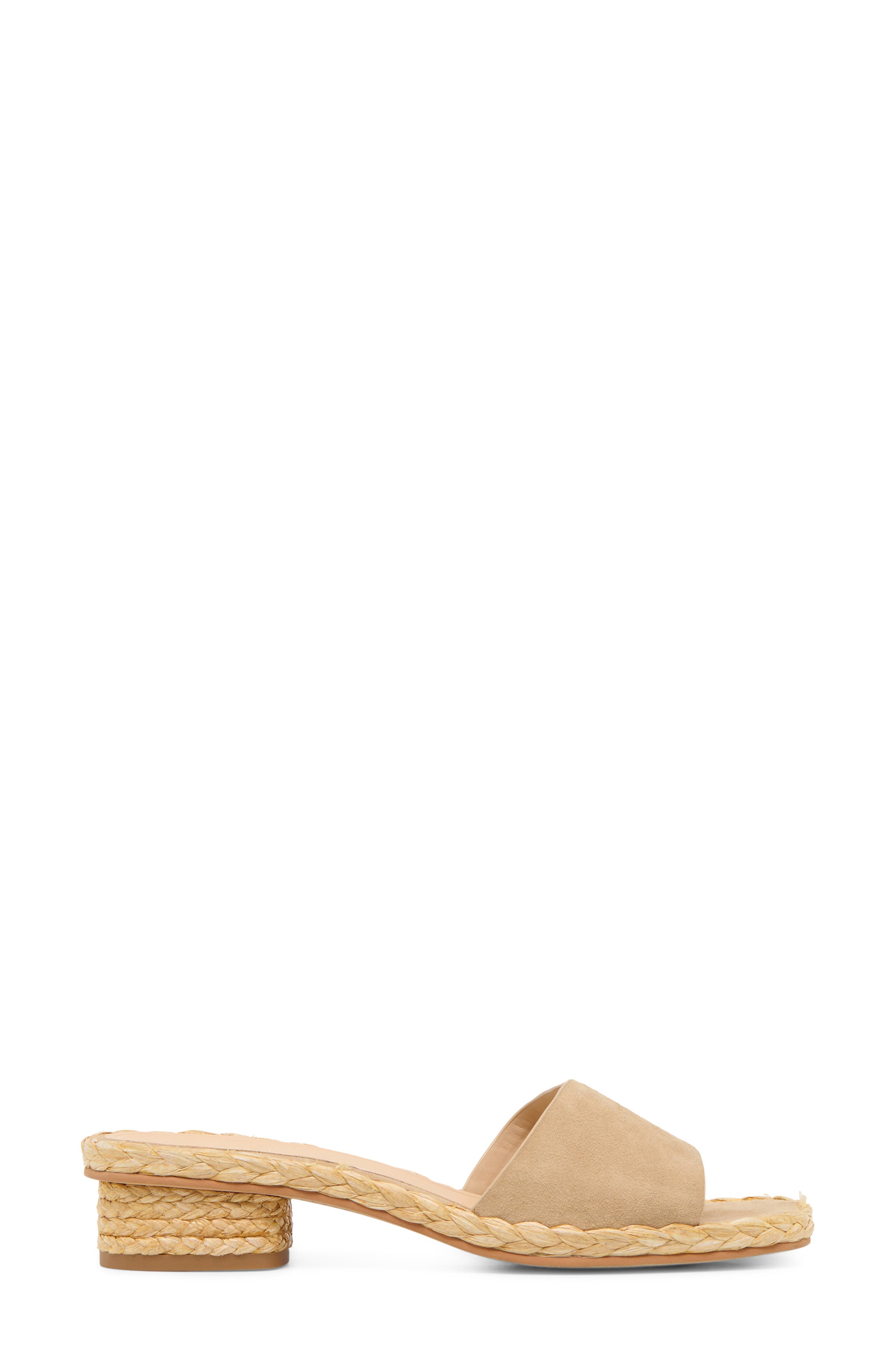 Dixi Slide Sandal, Alternate, color, CAMEL SUEDE