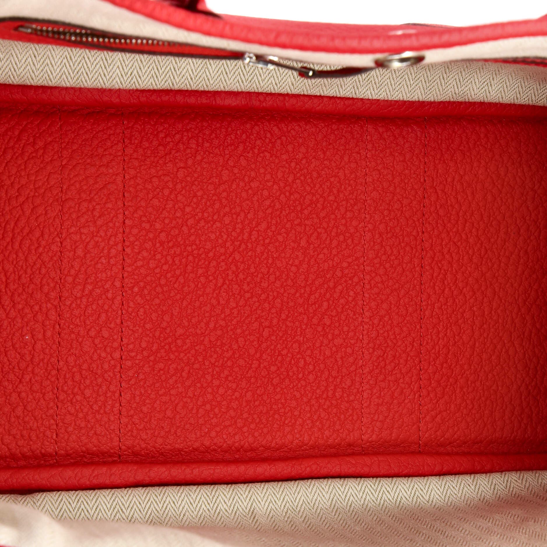 Pre-Owned Hermes Garden Party Tote Leather 30, Alternate, color, Bougainvillier