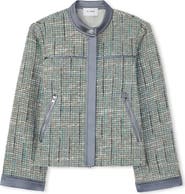 ST. JOHN Metallic Tweed Jacket