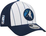 New Era Men's New Era  White/Navy Minnesota Timberwolves 2025 NBA Tip Off M-Crown A-Frame 9FORTY Adjustable Hat