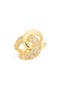 Pavé Crystal Interlocking Ring