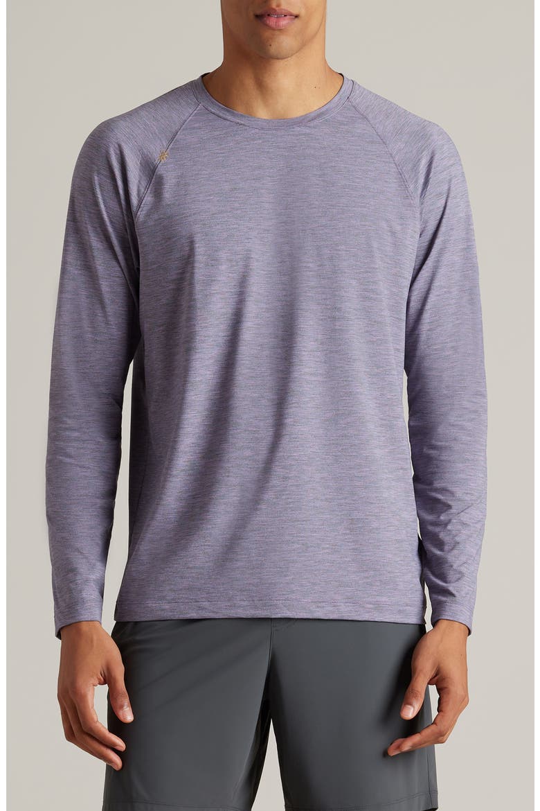 Reign Long Sleeve T-Shirt, Main, color, ASTRAL PURPLE SPACE DYE