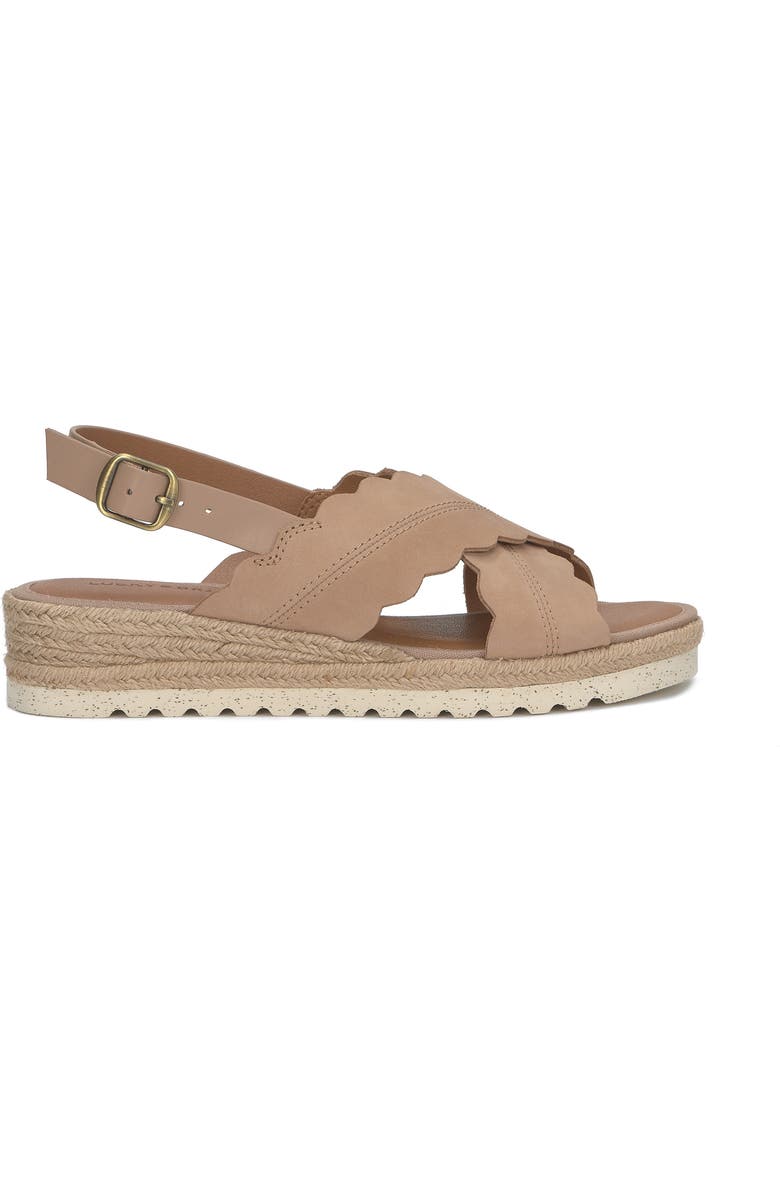 Lucky Brand Tonita Espadrille Wedge Sandal, Alternate, color, Beige