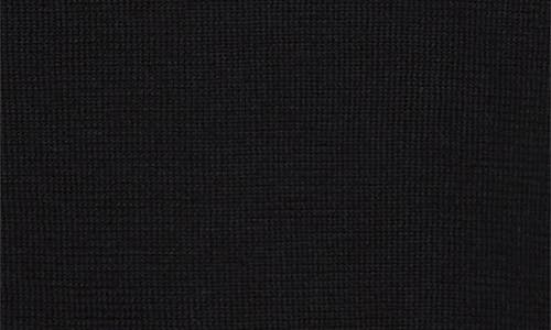Jil Sander Rib Merino Wool Polo In Black