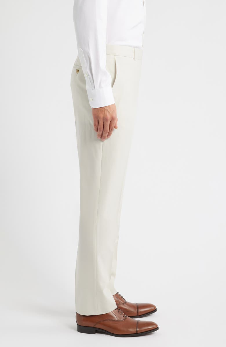 Nordstrom Henrik Trim Fit Solid Stretch Wool Suit Pants, Alternate, color, Grey Moonbeam
