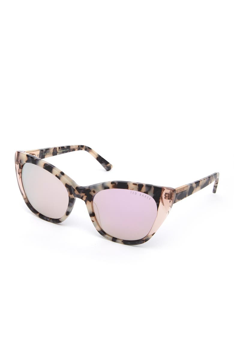 Ted Baker London 55mm Cat Eye Sunglasses, Main, color,