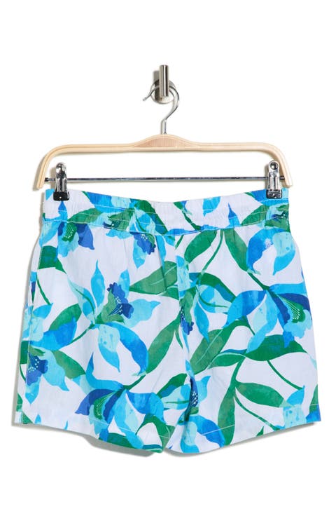 Seaside Brights High Rise Easy Linen Shorts