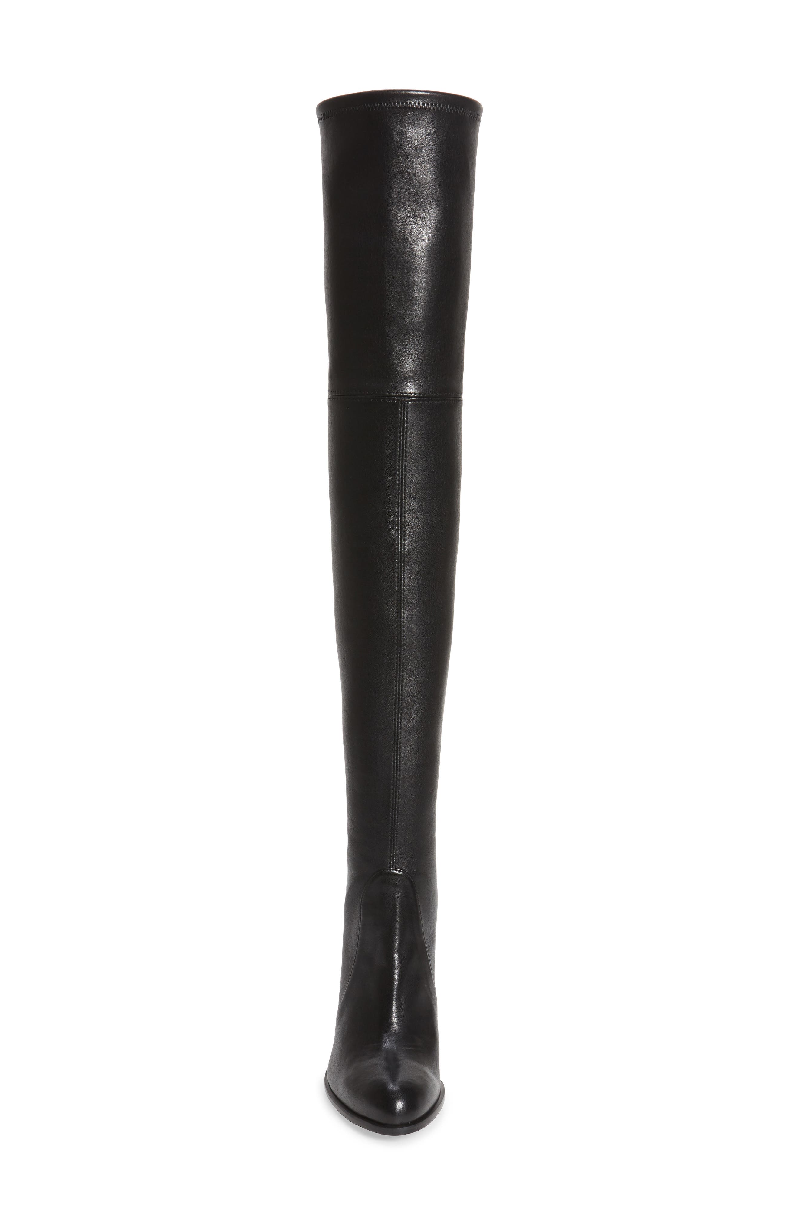 Highland Over The Knee Boot, Alternate, color, BLACK