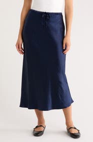 Marine Layer Gabriella Crinkle Slip Skirt