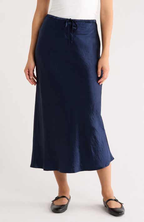 Marine Layer Gabriella Crinkle Slip Skirt