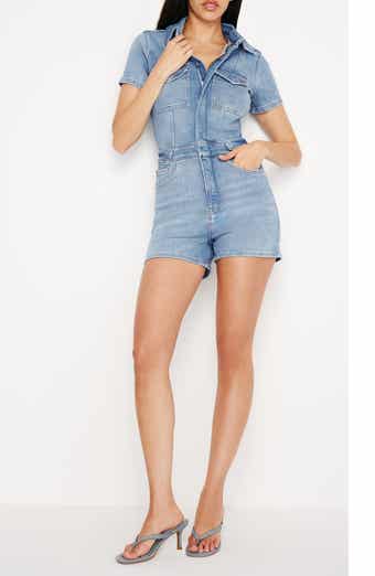Good American Fit for Success Denim Romper