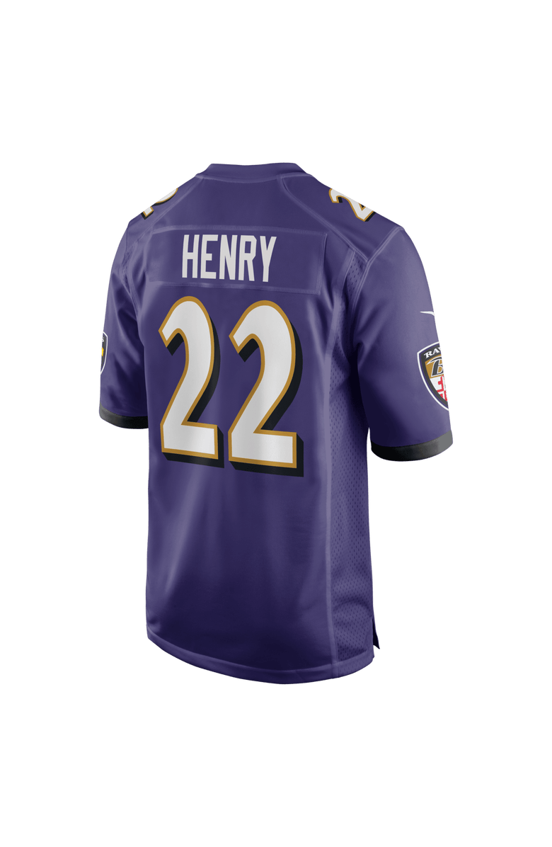 Nike Men's Nike Derrick Henry Purple Baltimore Ravens Game Player Jersey, Alternate, color, Purple