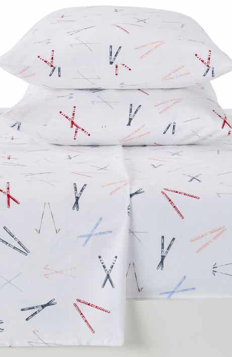 Woven & Weft Holiday Print Turkish Cotton Sheet Set