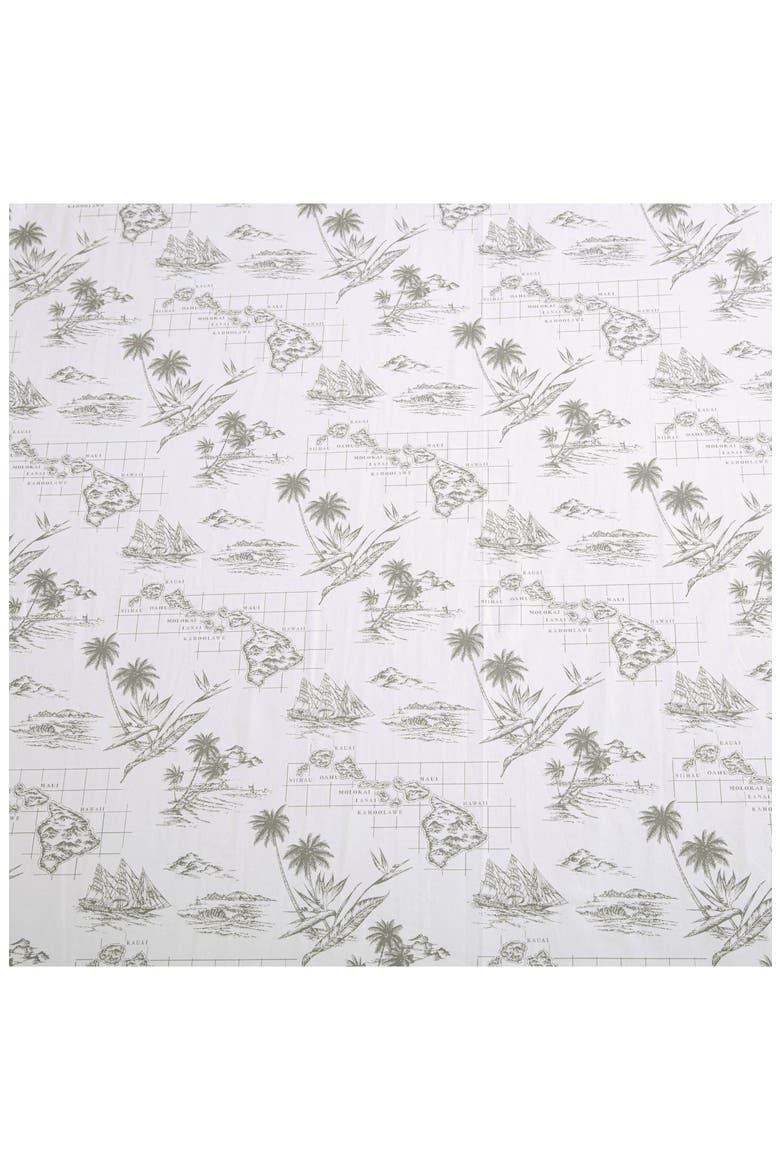 Vintage Map Sheet Set - Queen, Alternate, color, BAHAMA BROWN
