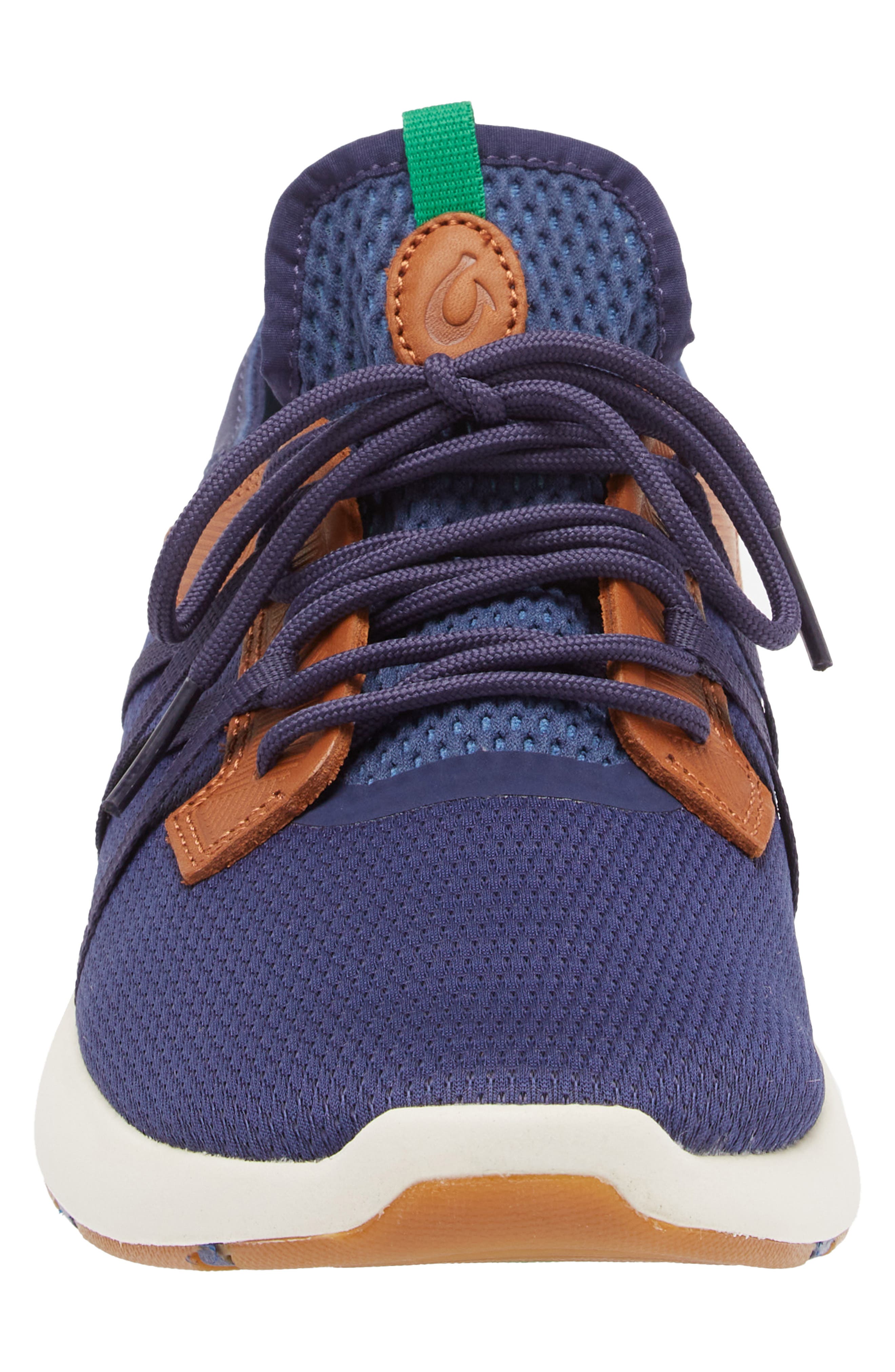 Mio Li Sneaker, Alternate, color, NAVY / BAMBOO