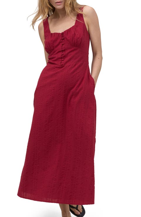 Melody Sweetheart Neck Midi Dress