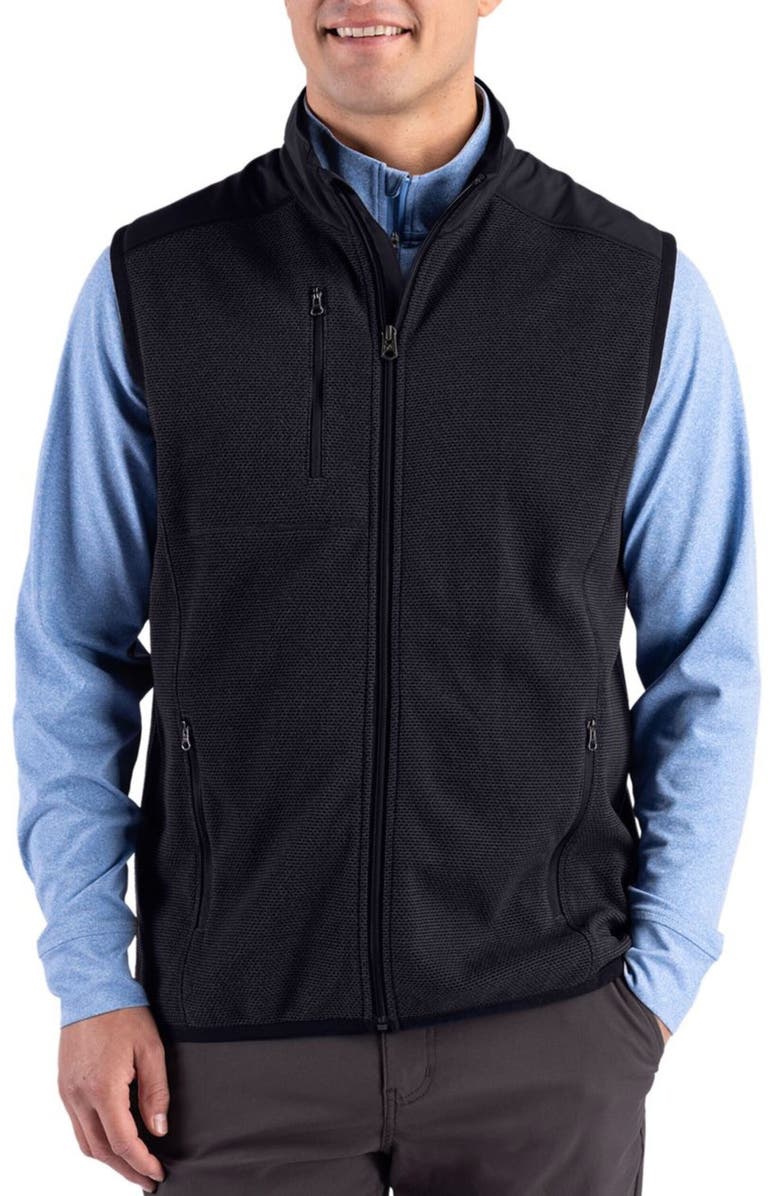 CBUK by Cutter & Buck Hunts Point Mixed Media Vest, Main, color, 