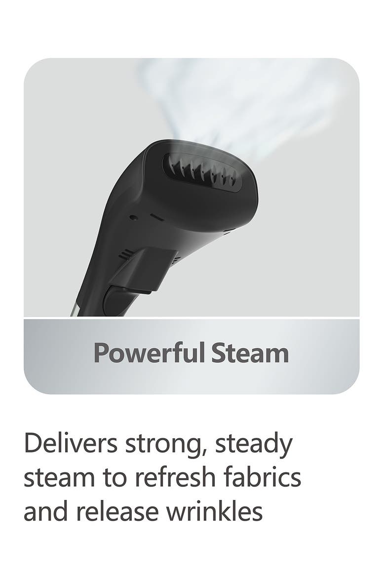 Black QuickSteam Hand Held Steamer, Alternate, color, BLACK