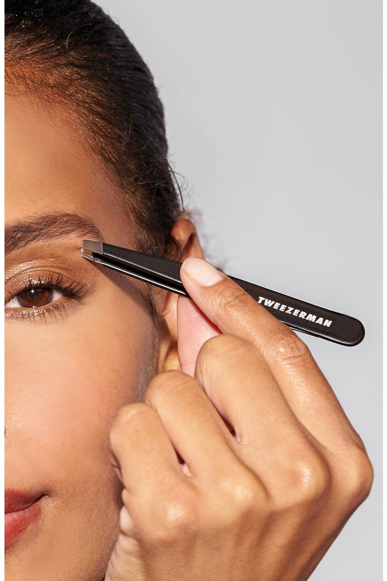 Pretty In Pink Slant Tweezers, Alternate, color, MULTI